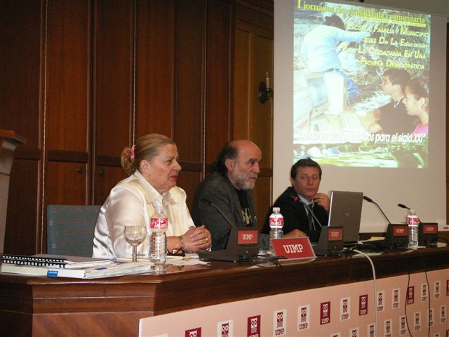 Rescate del cultivo de la cochinilla - Un momento de la presentacin en la Universidad Menndez y Pelayo